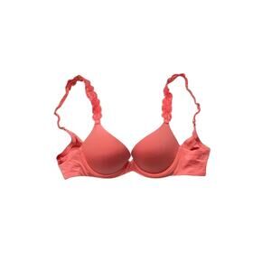 Aerie Orange / Pink Full Coverage Sunnie Bra - Women’s 32A